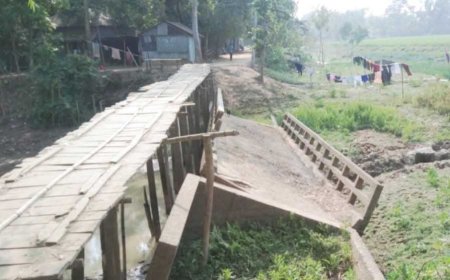 শেরপুরের ঝিনাইগাতীতে ১৮ বছরে ও বিধ্বস্ত সেতুটি আর নির্মাণ করা হয়নি