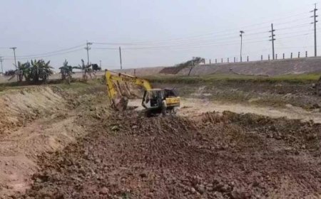 স্কুলের খেলার  মাঠ কেটে প্লট  ভরাট,  প্রতিকার চাওয়ায় প্রাণনাশের হুমকি