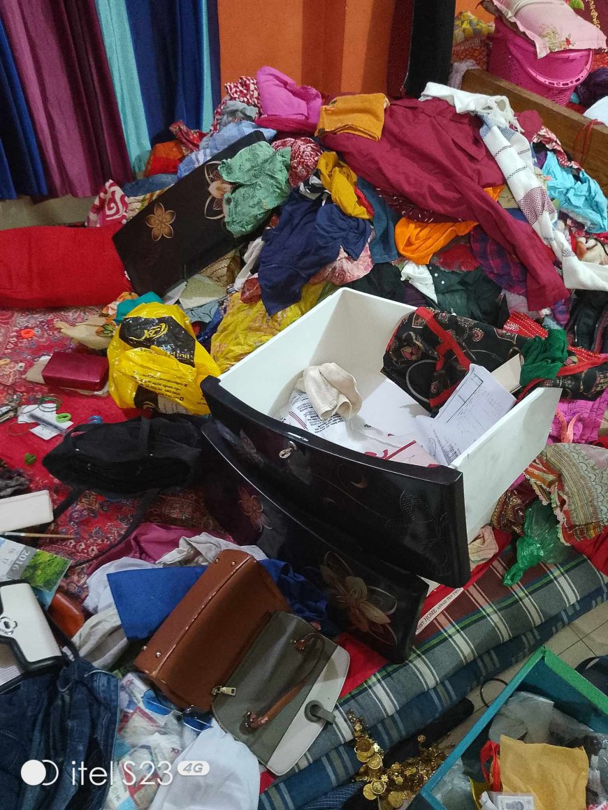 মহিপুরে আকন বাড়ি দুধর্ষ ডাকাতি