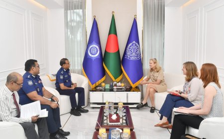 আইজিপির সাথে রবার্ট এফ কেনেডি মানবাধিকার সংস্থার প্রতিনিধিদলের সাক্ষাৎ