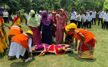 মিরসরাইয়ে দুর্যোগ মোকাবেলা বিষয়ক মাঠ-মহড়া