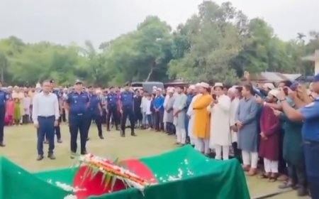 বীর মুক্তিযোদ্ধা আমিনুলকে রাষ্ট্রীয় মর্যাদা