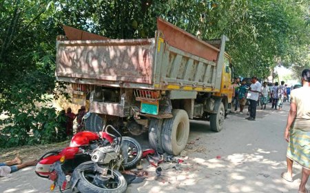 গোপালপুরে মোটরসাইকেল দুর্ঘটনায় নিহত ১