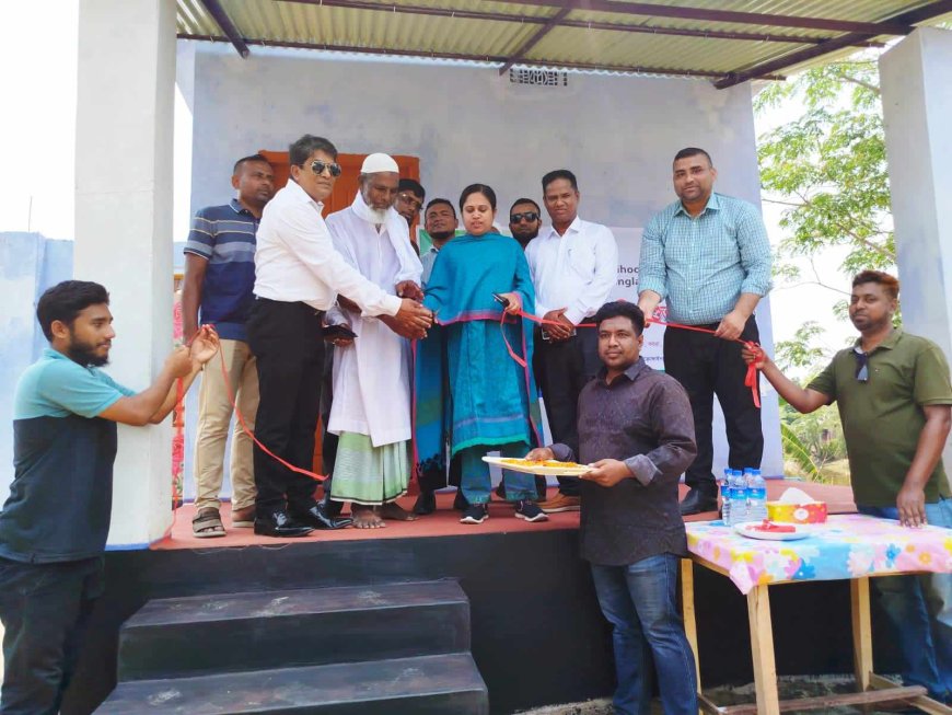 কয়রায় জলবায়ু সহিষ্ণু বসতবাড়ির শুভ উদ্বোধন অনুষ্ঠিত