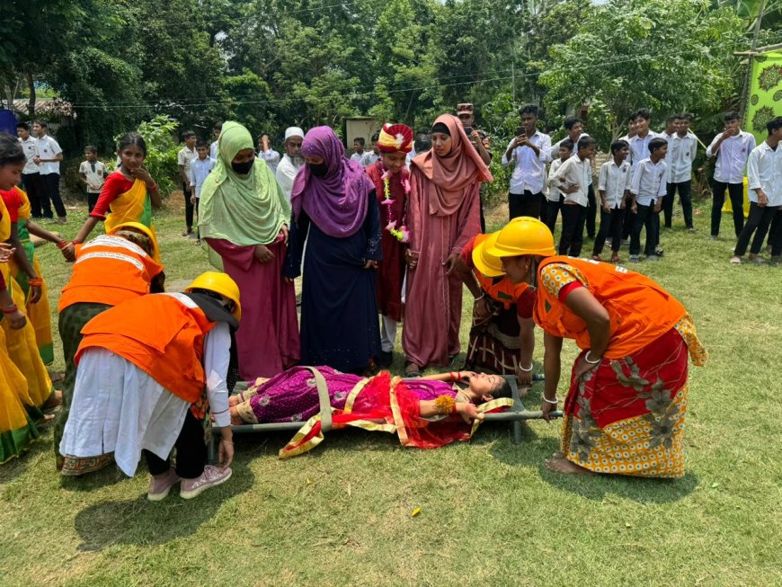 মিরসরাইয়ে দুর্যোগ মোকাবেলা বিষয়ক মাঠ-মহড়া