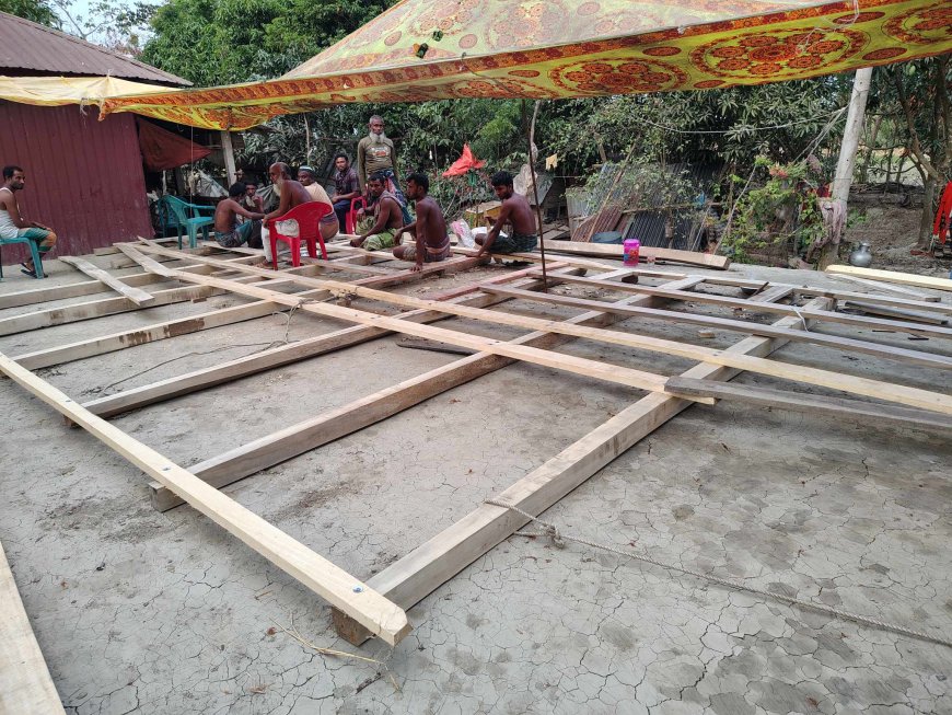 কুয়াকাটায় জমি দখল করে স্থাপনা নির্মাণ, প্রশাসনের হস্তক্ষেপ দাবি