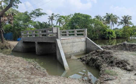 মহিপুরে ২৭ লাখ ৮০ হাজার টাকার কালভার্টে নেই সংযোগ সড়ক, ভোগান্তি চরমে