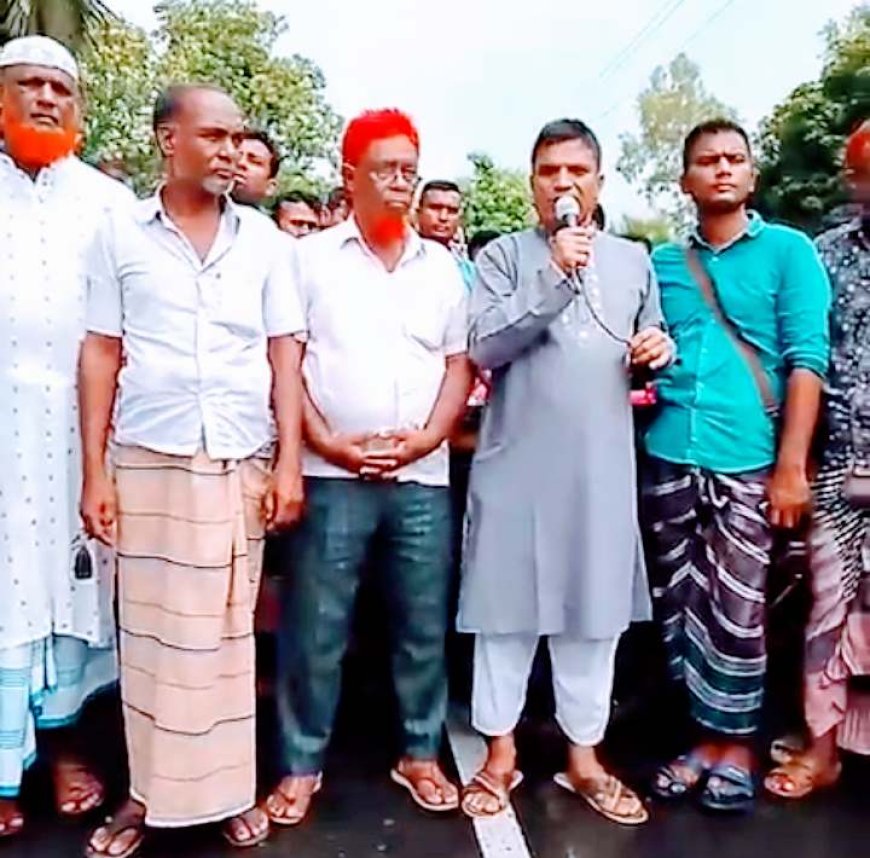 শিবগঞ্জে হিমাগারের ভাড়া বৃদ্ধির প্রতিবাদে প্রতিবাদ সভা