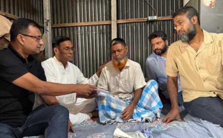 ক্যান্সারে আক্রান্ত  দুই রোগিকে সহযোগিতার করলেন প্রকৌশলী বাদলুর রহমান খান বাদল