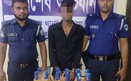 মিরসরাইয়ে ১৬ বোতল বিদেশি মদসহ একজন আটক