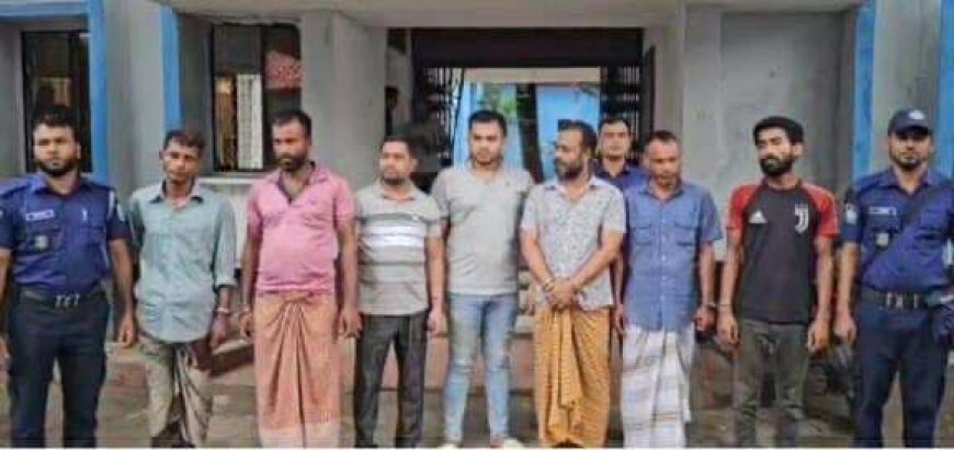 সাভার আশুলিয়া ও ধামরাই থেকে ১৬ জন চাঁদাবাজ গ্রেফতার