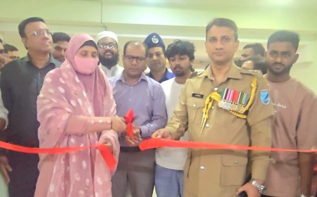 মাদারীপুরে ‘জুলাই বিপ্লব’র দেয়ালিকা ও চিত্র প্রদর্শনী