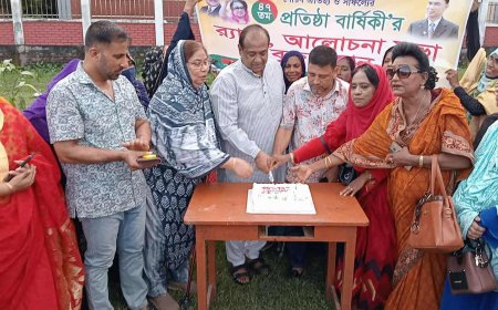 জাতীয়তাবাদী মহিলা দলের ৪৭ তম প্রতিষ্ঠাবার্ষিকী উপলক্ষে সাতক্ষীরায় র‍্যালি, আলোচনা সভা,কেক কাটা  ও বৃক্ষরোপন 