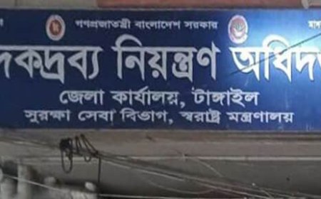 নিষ্ক্রিয় মাদকদ্রব্য নিয়ন্ত্রণ অধিদপ্তর,  টাঙ্গাইলে অবৈধ পথে আসা ভারতীয় মদের ছাড়াছড়ি