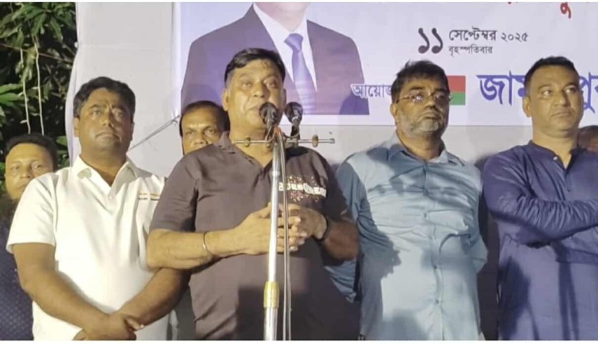 বেগম খালেদা জিয়া জামালপুর থেকে ফিরত যাওয়ার পথে তাকে প্রেফতার করা হয়েছে-এড. ওয়ারেছ আলী মামুন 