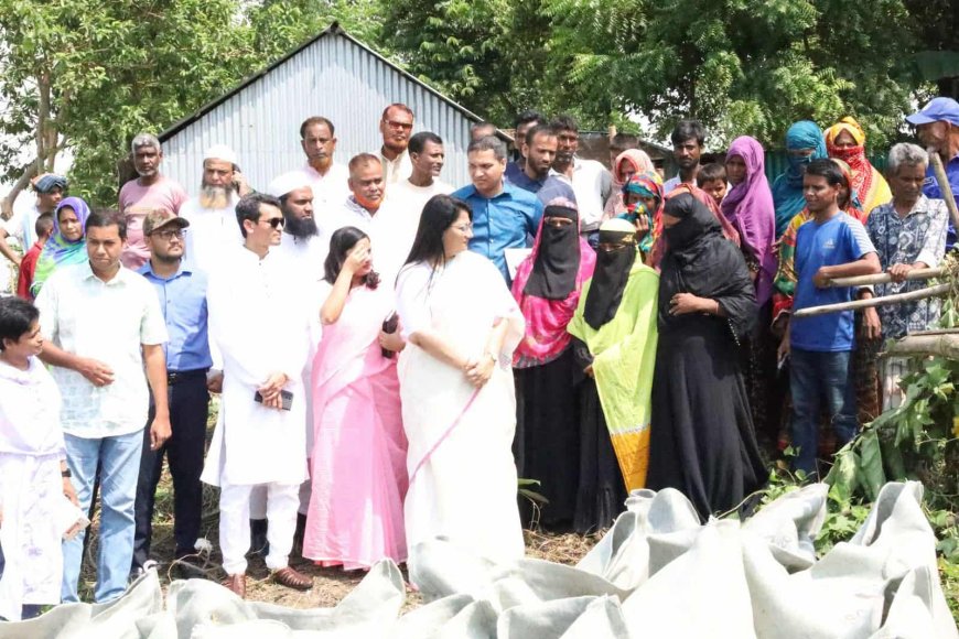 জেলা প্রশাসকের উদ্যোগে নদী ভাঙন থেকে রক্ষা পেলো ৫০০ পরিবার