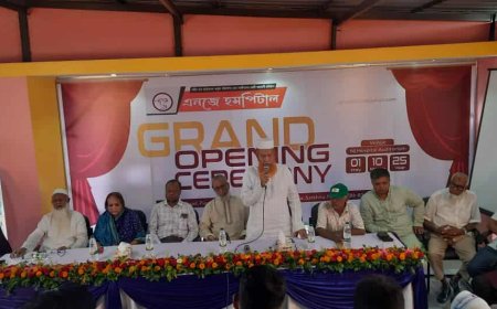 সাতক্ষীরায় শহীদ খান ফাউন্ডেশন কর্তৃক পরিচালিত  নবজীবনের সহযোগী প্রতিষ্ঠান এনজে হসপিটালের যাত্রা শুরু