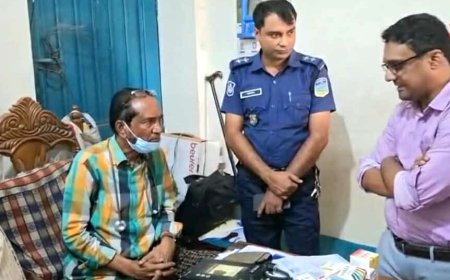 ভুয়া ডাক্তারকে শেরপুরের কারাদন্ড ও ফার্মেসীকে অর্থদন্ড