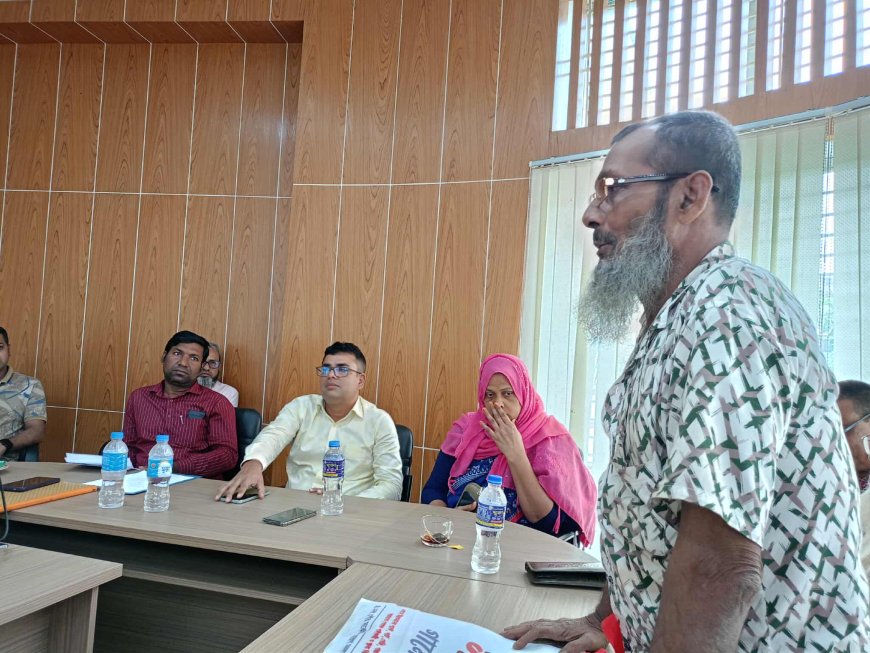 কিশোরগঞ্জে প্রবীণ দিবস উদযাপনে প্রস্তুতি সভা অনুষ্ঠিত