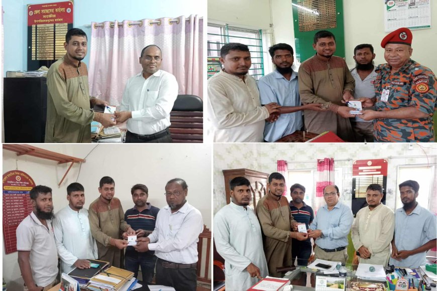 সাতক্ষীরা সাংবাদিক কল্যাণ পরিষদের উদ্যোগে সমাজসেবার ডিডি সহ বিভিন্ন দপ্তরের কর্মকর্তাদের সঙ্গে সৌজন্য সাক্ষাৎ