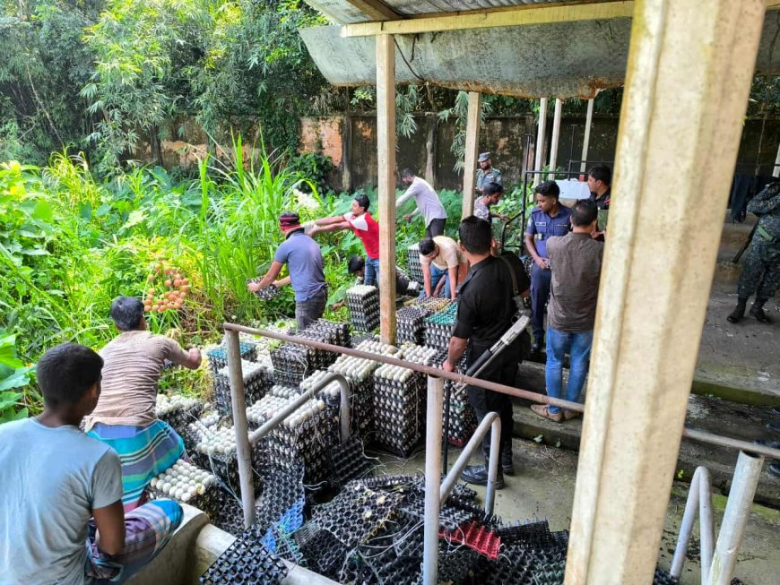 কিশোরগঞ্জের পাকুন্দিয়ার এগারোসিন্দুর কোল্ড স্টোরেজের প্রায় ০২ লক্ষ পচা ডিম জব্দ ও ধ্বংস এবং ০৩ লক্ষ টাকা জরিমানা