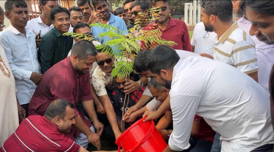 ধামরাই উপজেলা যুবদলের আয়োজনে বৃক্ষরোপণ ও মাছের পোনা অবমুক্তকরণ কর্মসূচি পালন 