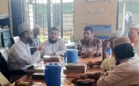 তেতৈয়া দাওয়াতুল ইসলাম দাখিল মাদ্রাসার ম্যানেজিং কমিটির সভা অনুষ্ঠিত 