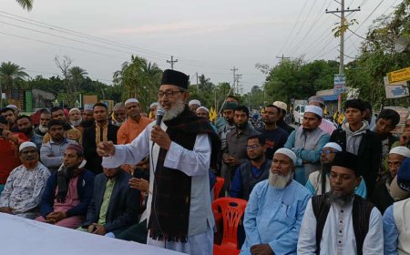 কালিগঞ্জের  রতনপুর  ইউনিয়নে মুহাদ্দিস রবিউল বাশারের নির্বাচনী প্রচারনা ও শোডাউন এবং পথসভা অনুষ্ঠিত