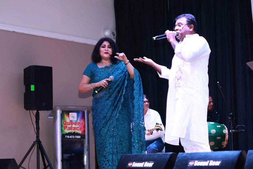 রিজিয়ার সঙ্গে মঞ্চ মাতালেন সেলিম ইব্রাহীম