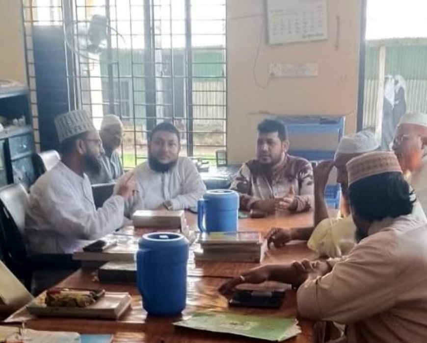 তেতৈয়া দাওয়াতুল ইসলাম দাখিল মাদ্রাসার ম্যানেজিং কমিটির সভা অনুষ্ঠিত 
