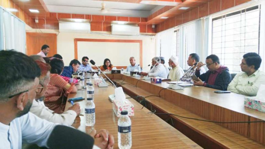 মিরসরাইয়ে শহীদ বুদ্ধিজীবী দিবস ও বিজয় দিবস উদযাপনের প্রস্তুতি সভা