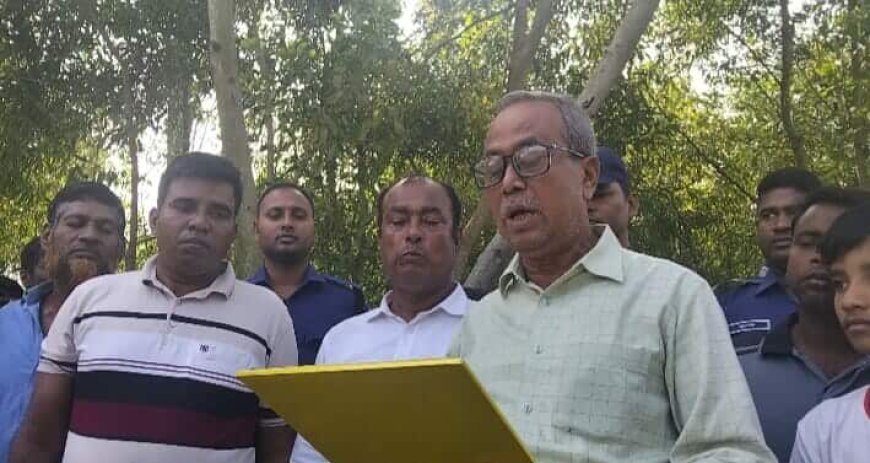 মির্জাপুরে ৪৬ বছর পর জমি দখলে পেলেন নুরুল হক