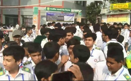 শিক্ষকদের চলমান কর্মবিরতিতে কোন প্রকার নোটিশ ছাড়াই সাতক্ষীরার সরকারি স্কুল গুলোতে দ্বিতীয় দিনেও বার্ষিক পরীক্ষায় অংশ নিতে পারেনি শিক্ষার্থীরা, অভিভাবক ও শিক্ষার্থীদের ক্ষোভ