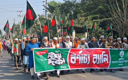 সাতক্ষীরায় জামায়াতের বিজয় র‌্যালি অনুষ্ঠিত