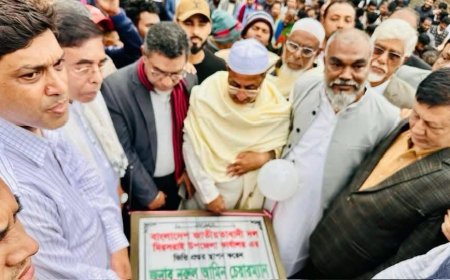 মিরসরাই উপজেলা বিএনপির নতুন কার্যালয়ের ভিত্তিপ্রস্তর স্থাপন