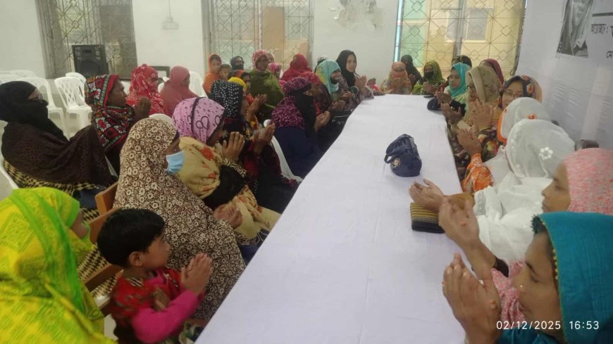 সাতক্ষীরা জেলা মহিলা দলের উদ্যোগে বেগম খালেদা জিয়ার সুস্থতায় কামনায় দোয়া অনুষ্ঠান 