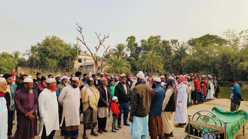 সাতক্ষীরা প্রেসক্লাবের সাধারণ সম্পাদকের পিতার মৃত্যুতে শােক