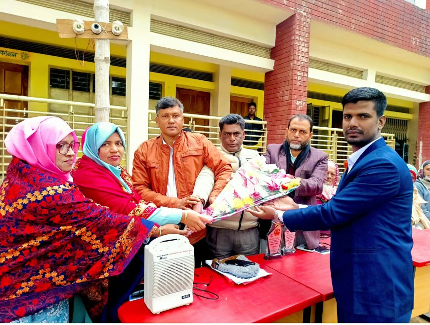 গোপালপুরে বার্ষিক পরীক্ষার ফল প্রকাশ ও কৃতি শিক্ষার্থীদের সংবর্ধনা