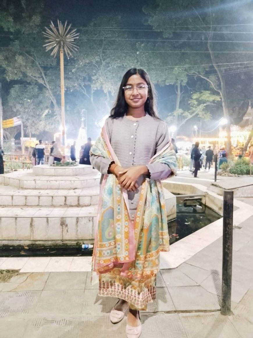 বার্ষিক পরীক্ষায় মেধা তালিকায় প্রথম সাংবাদিক কন্যা অহনা পাটোয়ারী