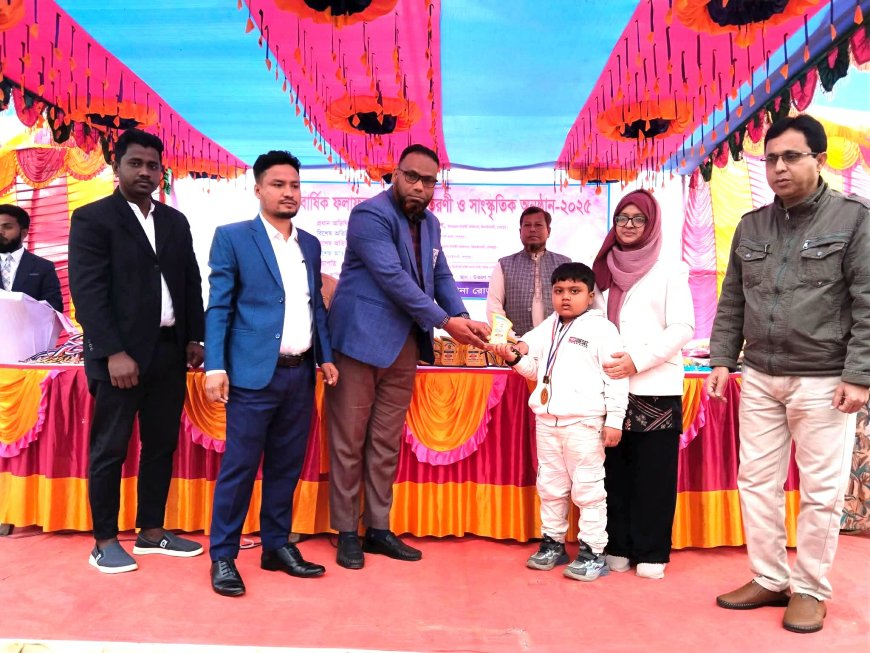 শেরপুরের ঝিনাইগাতী স্কুলের বার্ষিক ফলাফল,পুরস্কার বিতরণ আয়োজন অনুষ্ঠিত হয়েছে