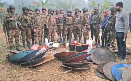 মাদারীপুরে যৌথ বাহিনীর অভিযানে ৪০টি ককটেল ও বিপুলসংখ্যক ঢাল-শরকিসহ দেশীয় অস্ত্র উদ্ধার