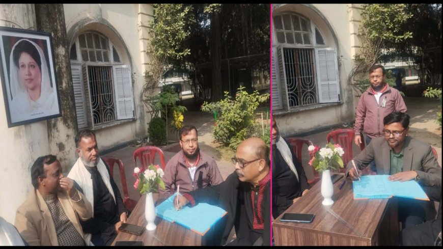 বেগম খালেদা জিয়ার প্রয়াণে বাংলা একাডেমিতে শোক বইয়ে কবি–সাহিত্যিকদের স্বাক্ষর