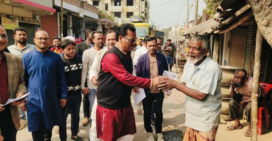 প্রতীক পেয়েই সাতক্ষীরায় গণসংযোগে ব্যস্ত প্রার্থীরা