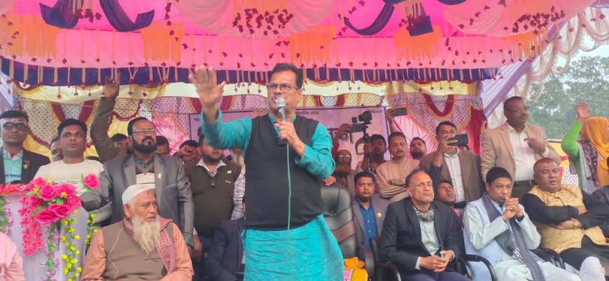 নির্বাচিত হতে পারলে এলাকার উন্নয়নে কাজ করা হবে, -----সাতক্ষীরার তালায় ধানের শীষের নির্বাচনী জনসভা বিএনপির কেন্দ্রীয় নেতা হাবিব