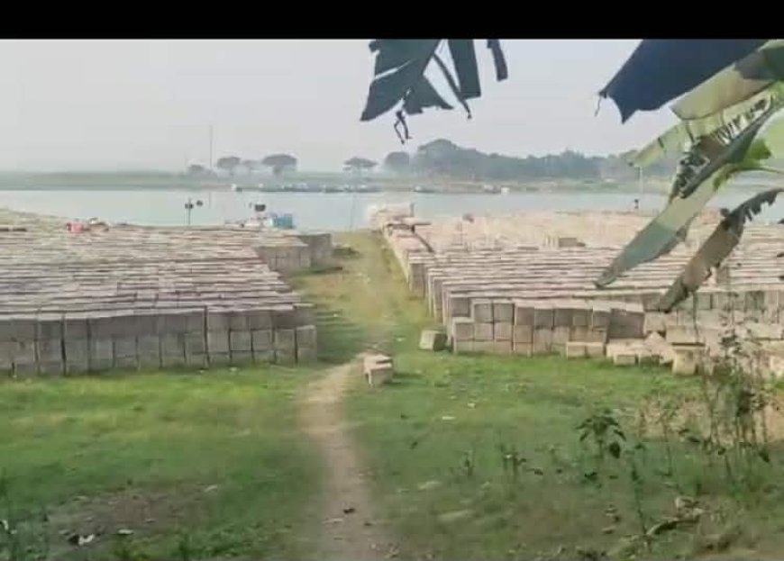 কিশোরগঞ্জের হাওরে পানি উন্নয়ন বোর্ডের ১০ কোটি টাকার বাঁধ নির্মাণ ৭৬ শতাংশ কাজ সম্পন্ন