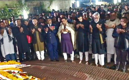 মাদারীপুরে ভাষা শহীদদের প্রতি এমপি খোকন তালুকদারের শ্রদ্ধা নিবেদন