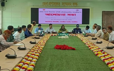 সাতক্ষীরায় জেলা সড়ক নিরাপত্তা কমিটির সভা অনুষ্ঠিত