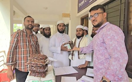 মাদারীপুরে মাদ্রাসা-এতিমখানায় সৌদি খেজুর বিতরণ
