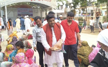 টাইগার্স ক্লাবে উদ্যোগে ঈদ সামগ্রী ও বস্ত্র বিতরণ