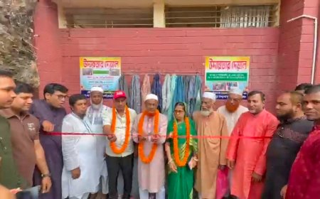 তজুমদ্দিনে মানবিক উদ্যোগ: শিক্ষকদের সংবর্ধনা, চালু হলো উদারতার দেয়াল